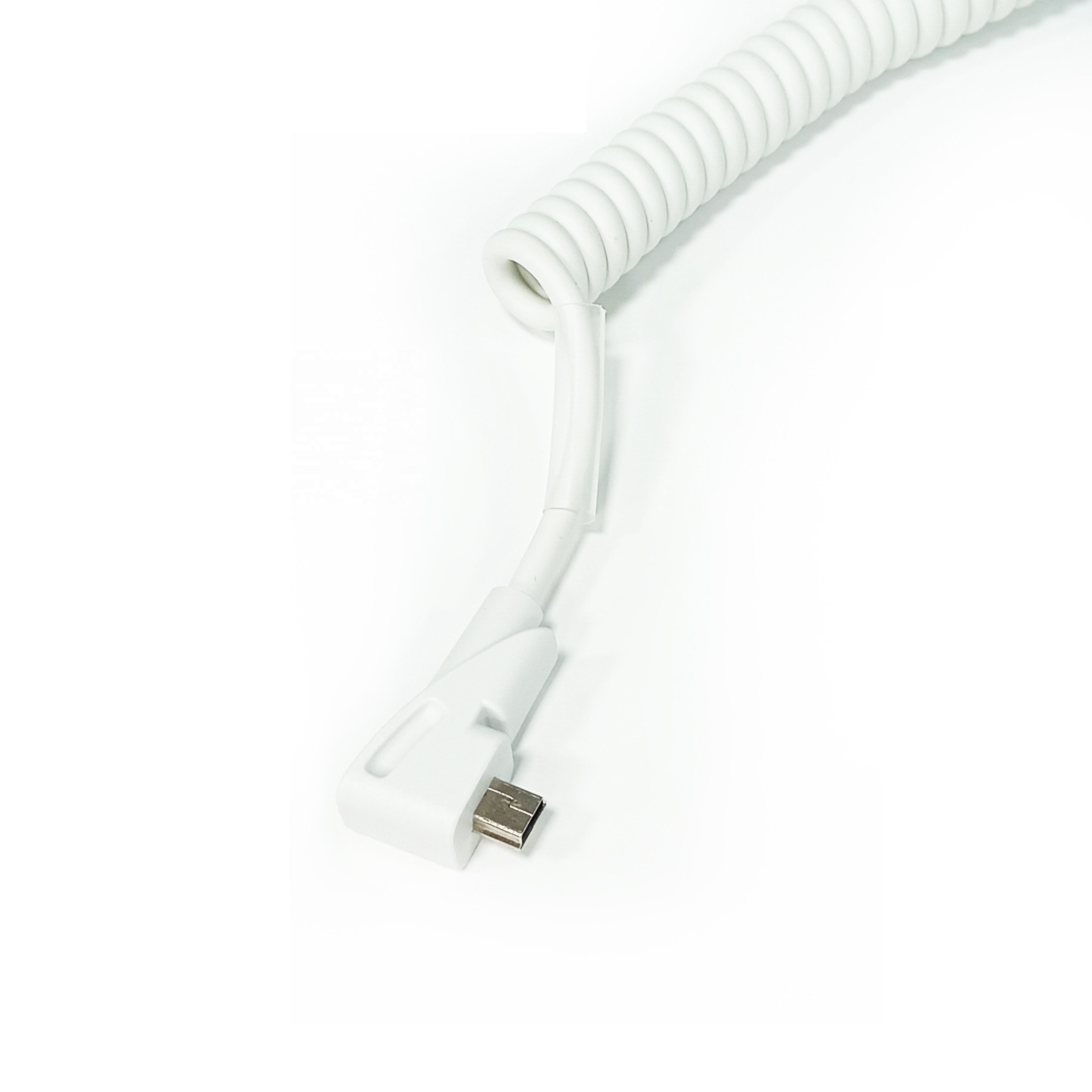 Кастомная сборка кабеля медицинского зонда с угловым разъемом Mini 5-Pin | Высокоэластичная спиральная конструкция